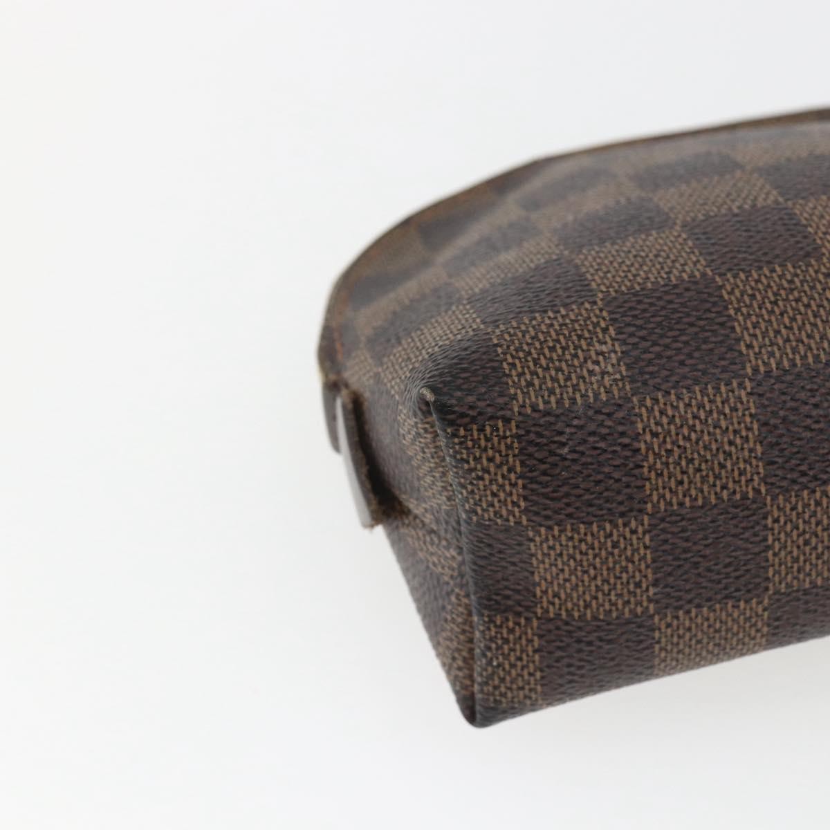 Louis Vuitton LOUIS VUITTON Damier Ebene Pochette Cosmetic PM Pouch N47516 LV Authentic 168508 Bag