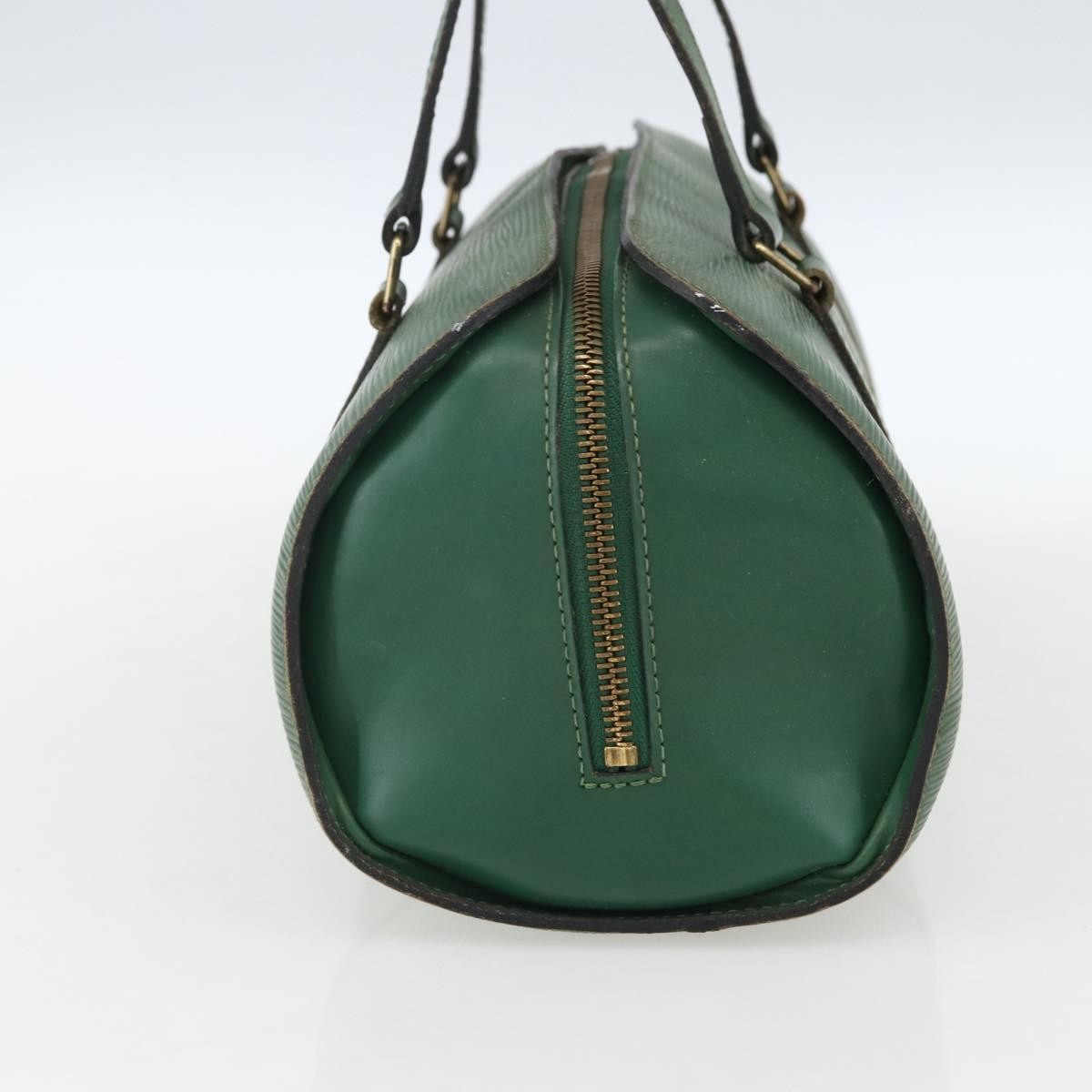 Louis Vuitton LOUIS VUITTON Epi Soufflot Hand Bag Green M52224 LV Authentic 170774