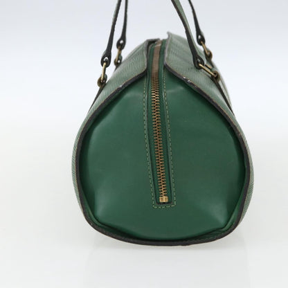 Louis Vuitton LOUIS VUITTON Epi Soufflot Hand Bag Green M52224 LV Authentic 170774
