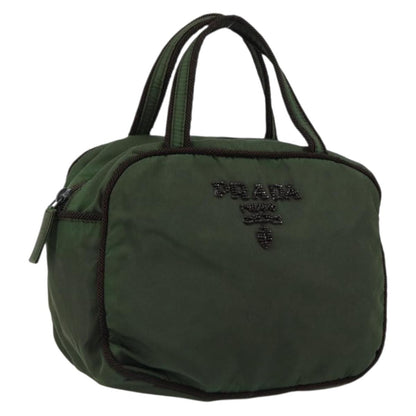 Prada PRADA Hand Bag Nylon Green Authentic 153060