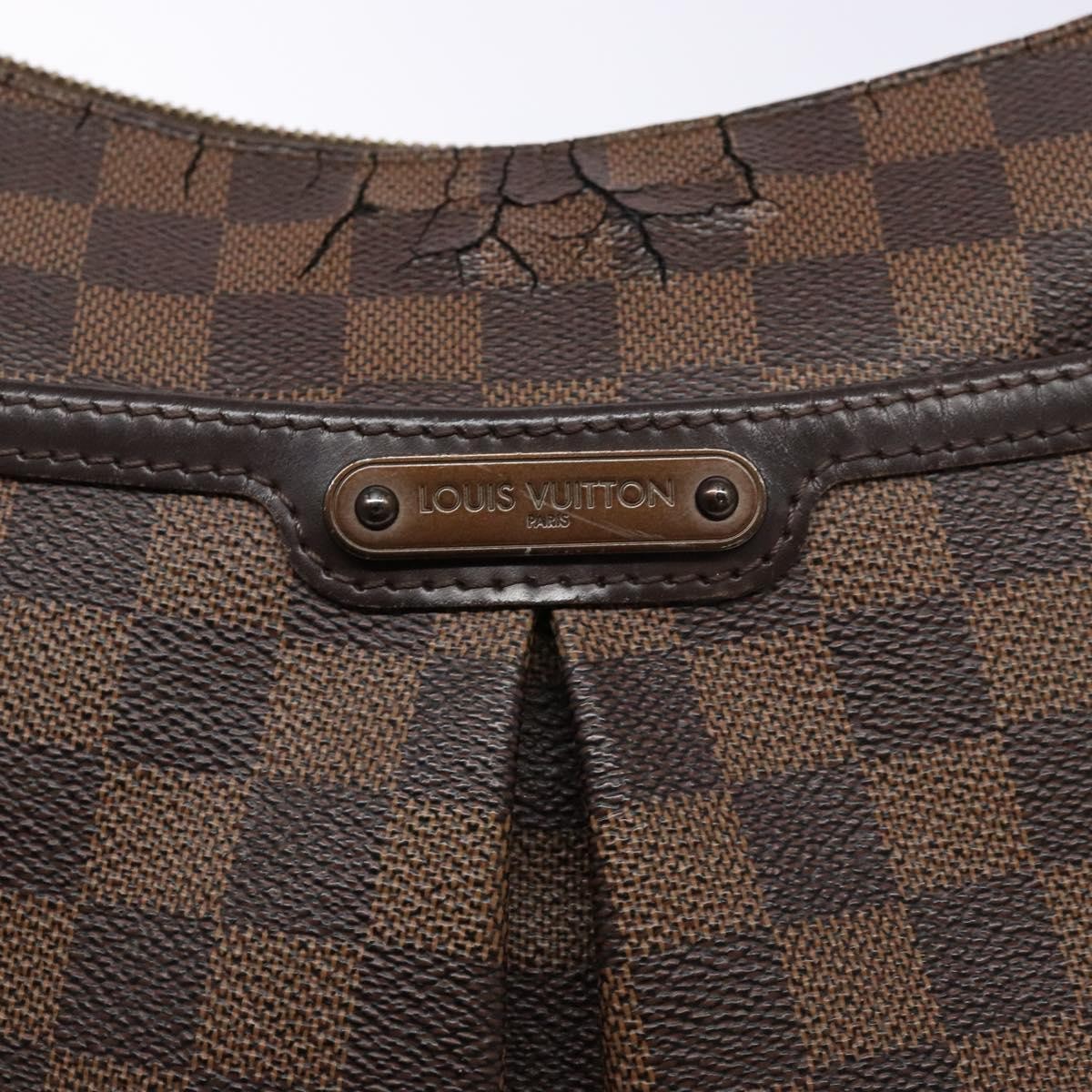 Louis Vuitton LOUIS VUITTON Damier Ebene Bloomsbury PM Shoulder Bag N42251 LV Authentic 135600