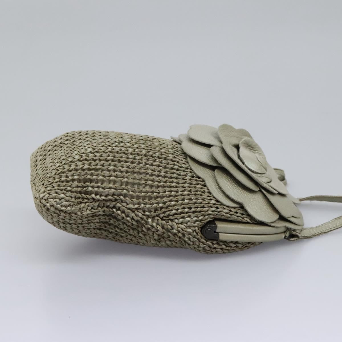 BOTTEGAVENETA BOTTEGAVENETA BOTTEGA VENETA Shoulder Bag Leather Beige Authentic mr1037