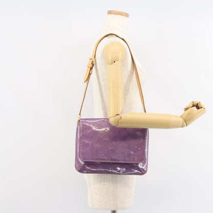 Louis Vuitton LOUIS VUITTON Monogram Vernis Thompson Street Bag Viole M91095 LV Authentic 161428