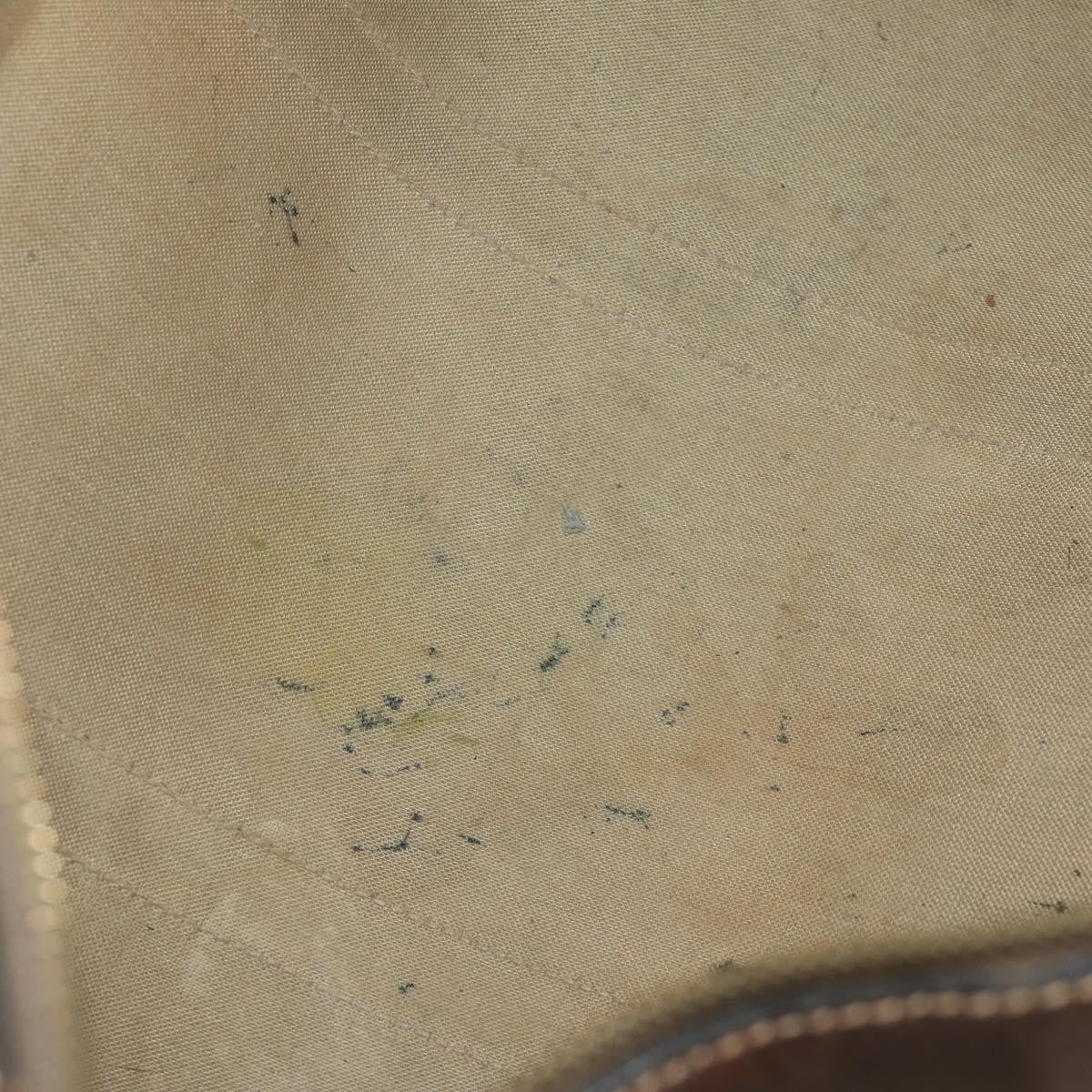 Gucci GUCCI GG Supreme Boston Bag PVC Beige Gold Authentic 175449
