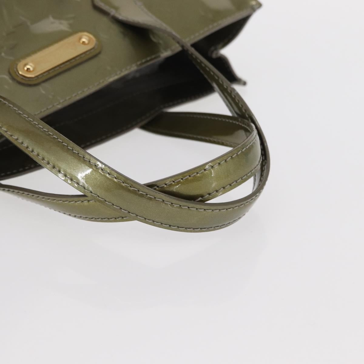 Louis Vuitton LOUIS VUITTON Monogram Vernis Wilshire PM Bag Gris Art Deco M91627 Authentic 156778