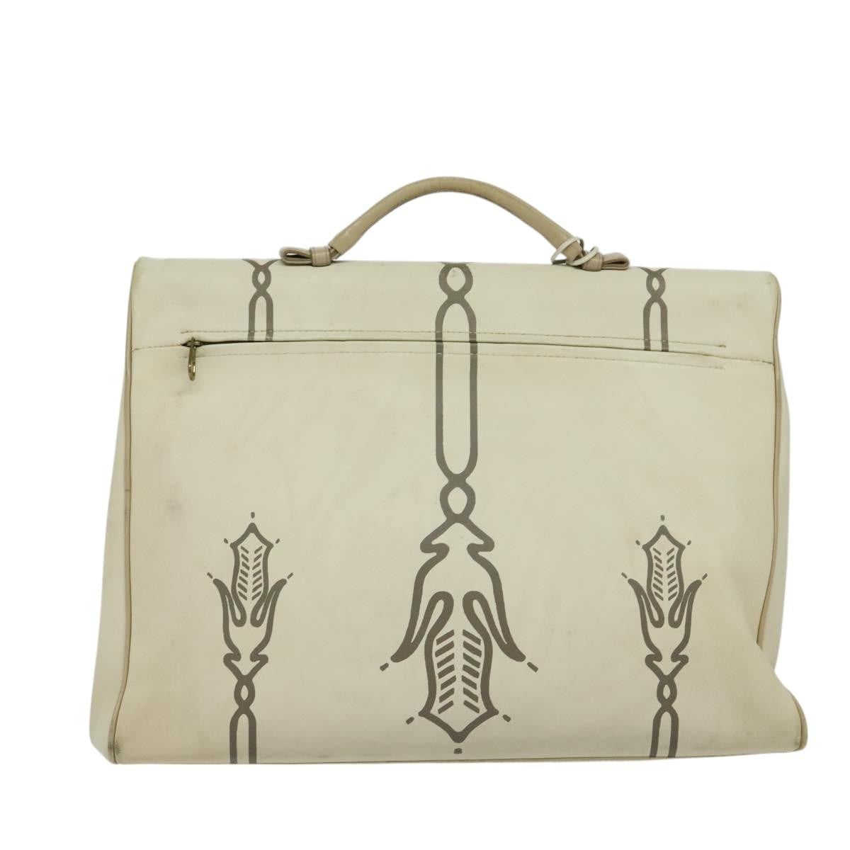 BOTTEGAVENETA BOTTEGAVENETA BOTTEGA VENETA Hand Bag Leather White Gold Authentic bs25987