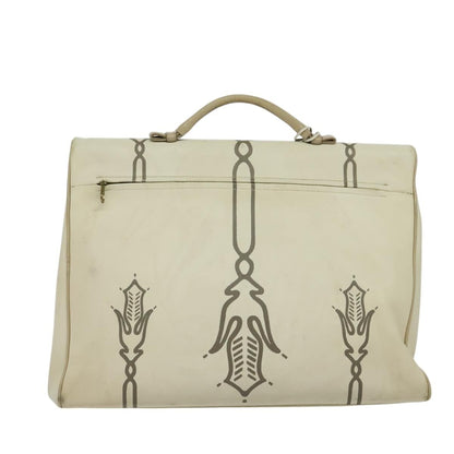 BOTTEGAVENETA BOTTEGAVENETA BOTTEGA VENETA Hand Bag Leather White Gold Authentic bs25987