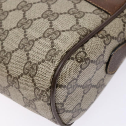 Gucci GUCCI GG Supreme Web Sherry Line Shoulder Bag PVC Beige 001 4071 5 Authentic gh717