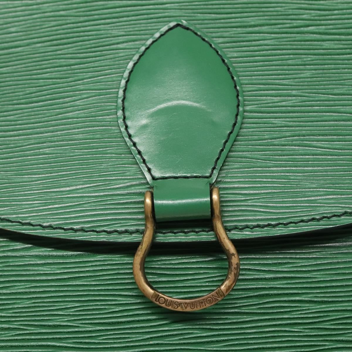 Louis Vuitton LOUIS VUITTON Epi Saint Cloud GM Shoulder Bag Green M52194 LV Authentic bs28126