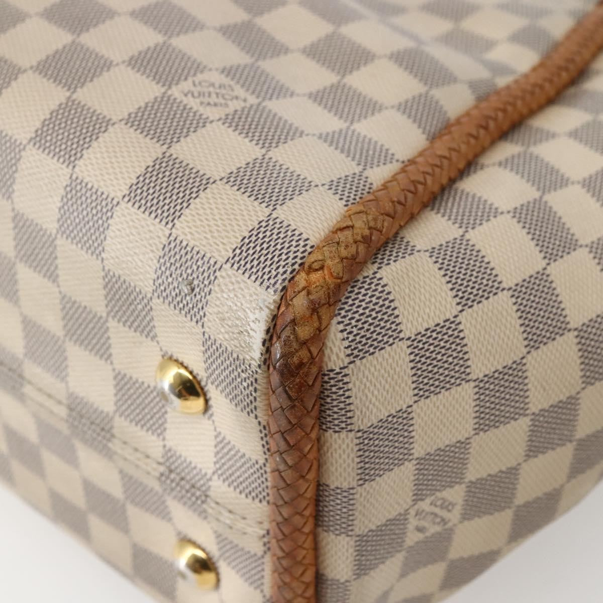 Louis Vuitton LOUIS VUITTON Damier Azur Propriano Tote Bag N44027 LV Authentic 144070