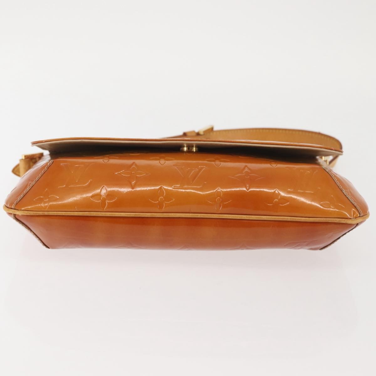 Louis Vuitton LOUIS VUITTON Monogram Vernis Thompson Street Bag Beige M91301 LV Authentic 128772