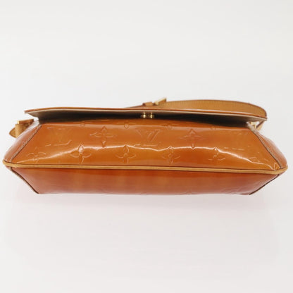 Louis Vuitton LOUIS VUITTON Monogram Vernis Thompson Street Bag Beige M91301 LV Authentic 128772