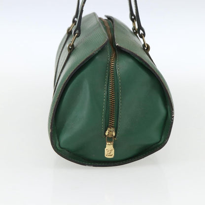Louis Vuitton LOUIS VUITTON Epi Soufflot Hand Bag Green M52224 LV Authentic 170774