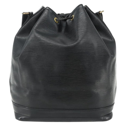 Louis Vuitton LOUIS VUITTON Epi Noe Shoulder Bag Black M44002 LV Authentic ka4110