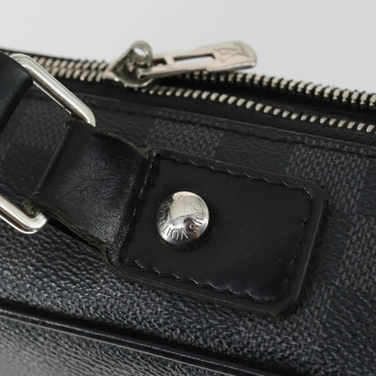 Louis Vuitton LOUIS VUITTON Damier Grafitte Steve Business Bag 2way N58030 LV Authentic ka2281