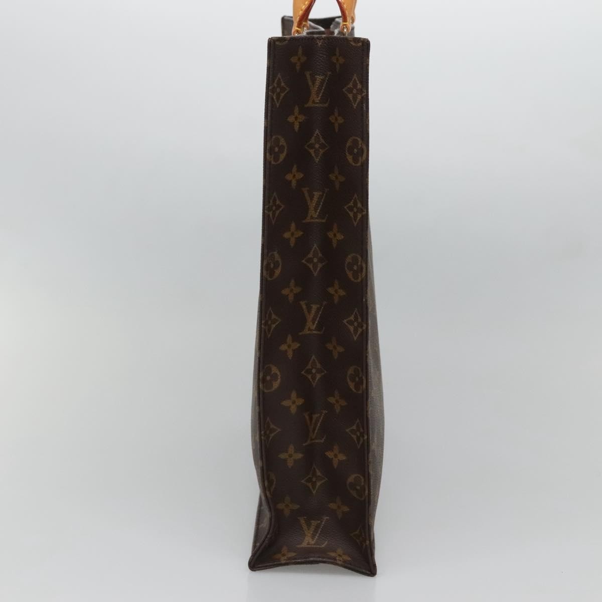 Louis Vuitton LOUIS VUITTON Monogram Sac Plat Hand Bag M51140 LV Authentic 132837