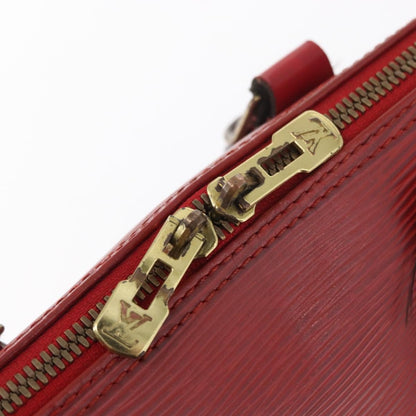 Louis Vuitton LOUIS VUITTON Epi Alma Hand Bag Castilian Red M52147 LV Authentic 158108