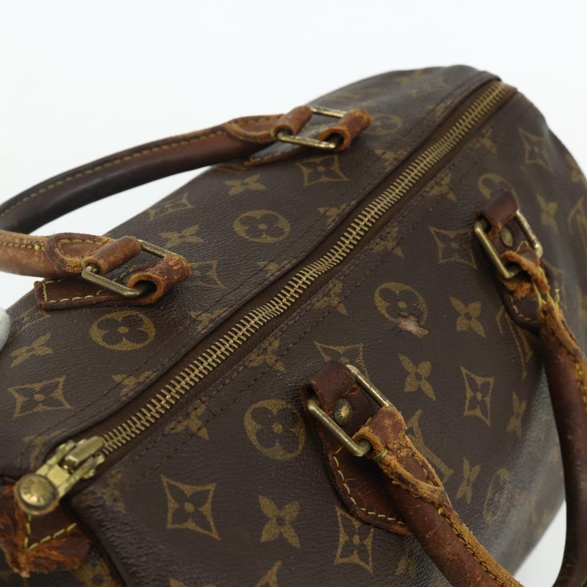 Louis Vuitton LOUIS VUITTON Monogram Speedy 30 Hand Bag M41526 LV Authentic bs34784