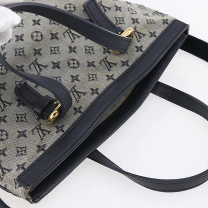 Louis Vuitton LOUIS VUITTON Monogram Mini Fran?oise Tote Bag 2way Blue M92208 LV Authentic 151081