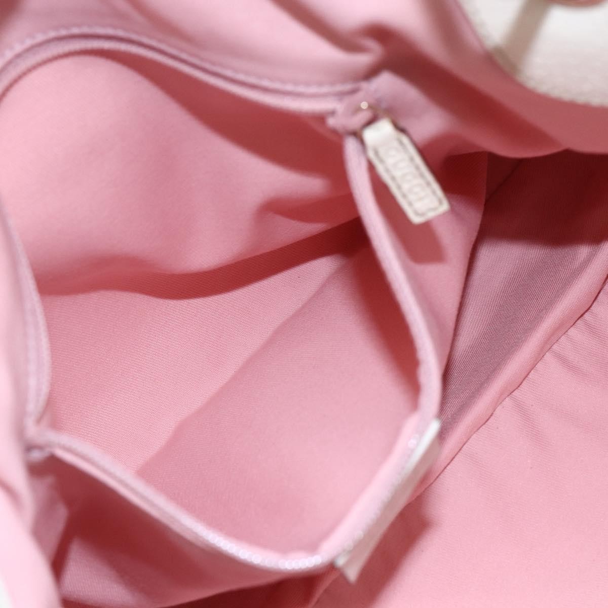 Gucci GUCCI GG Canvas Tote Bag Pink Gold 121023 Authentic ep11753