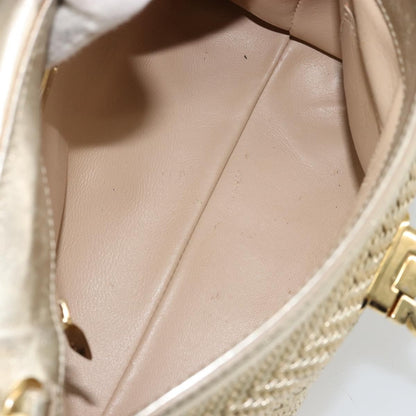 Salvatore Ferragamo Salvatore Ferragamo Sofia Gancini Hand Bag Leather 2way Gold Authentic 179912A