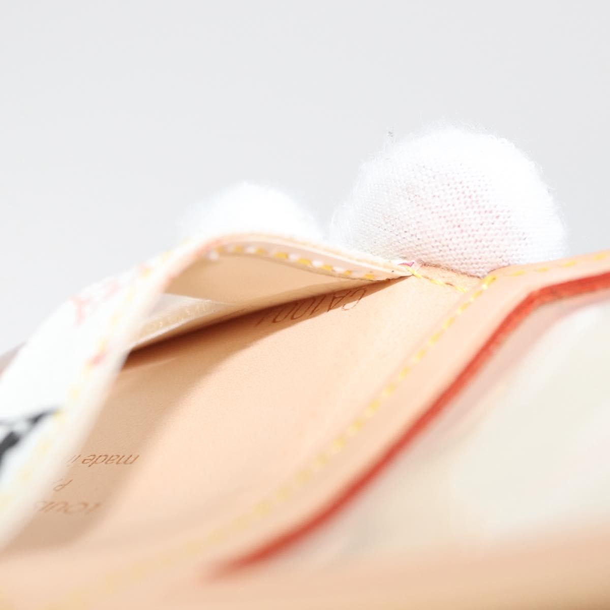 Louis Vuitton LOUIS VUITTON Multicolor Porto Photo 4 Vole Photo Case White M58005 Authentic BAZ610V Bag