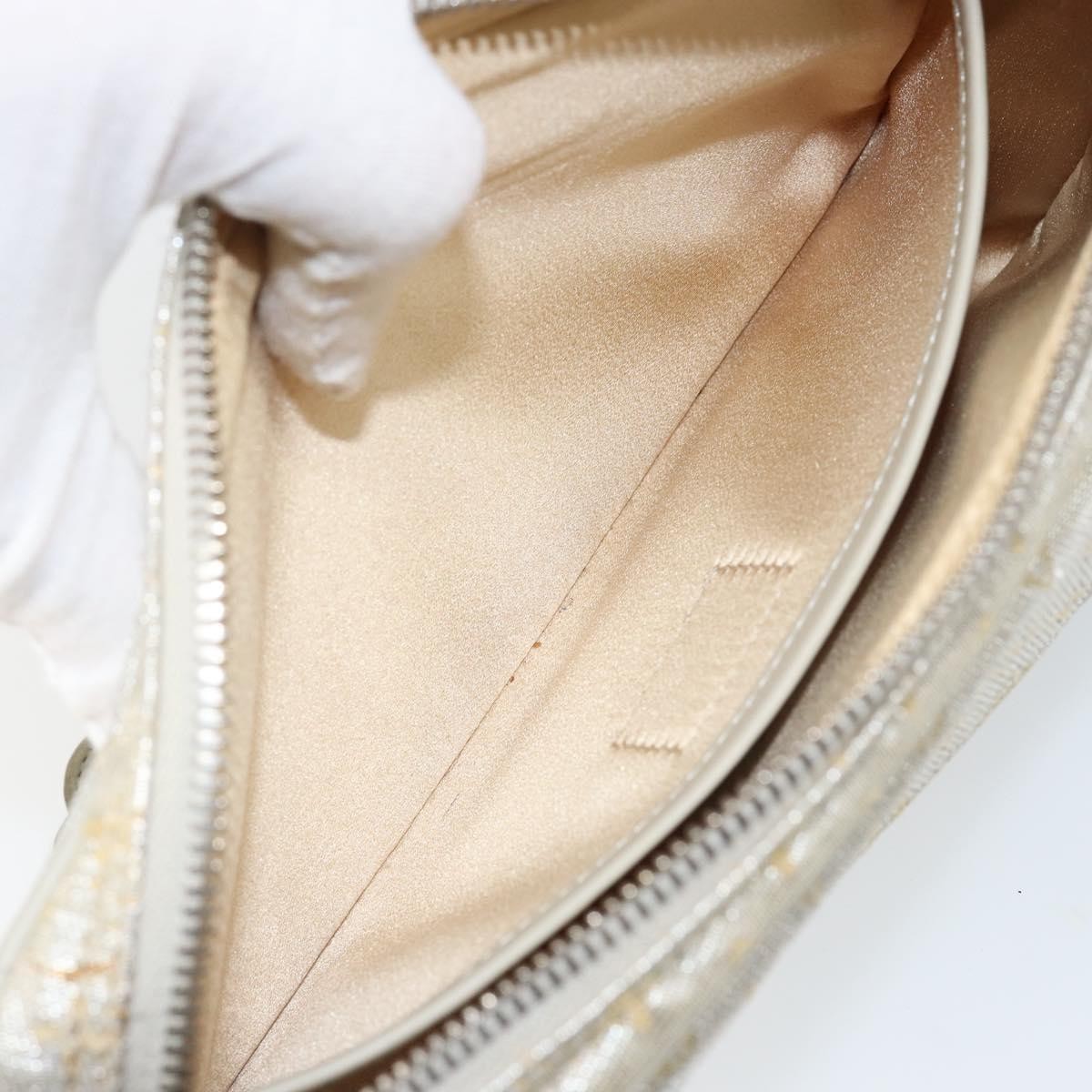Louis Vuitton LOUIS VUITTON Monogram Shine McKenna Shoulder Bag Gold M92363 LV Authentic hk3048