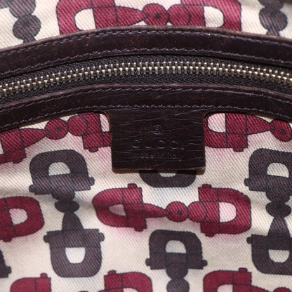 Gucci GUCCI GG Canvas Web Sherry Line Shoulder Bag Beige Gold 144388 Authentic hk3291