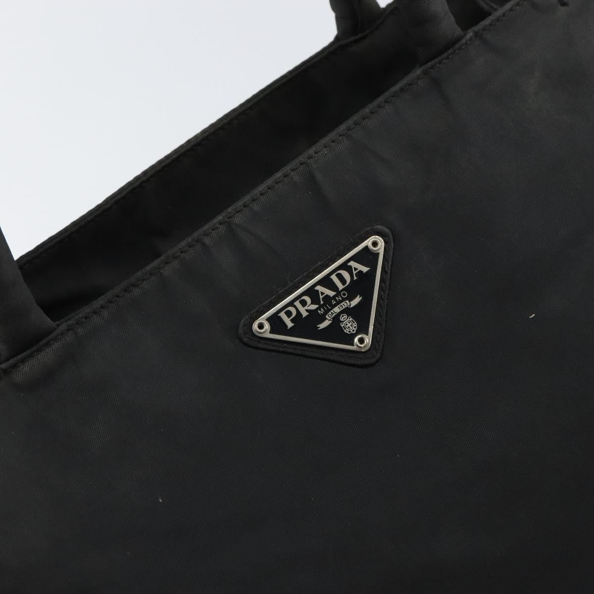 Prada PRADA Hand Bag Nylon Black Authentic 161789