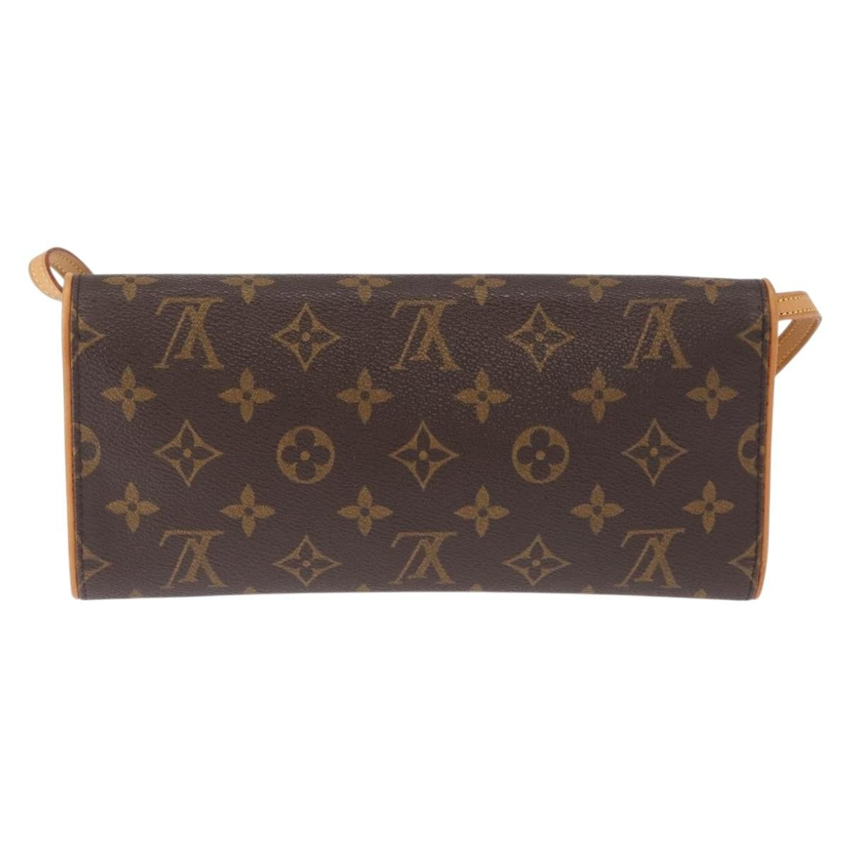Louis Vuitton LOUIS VUITTON Monogram Pochette Twin GM Shoulder Bag M51852 LV Authentic ka1548