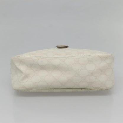 Gucci GUCCI GG Supreme Shoulder Bag PVC White Gold 190258 Authentic SW1471