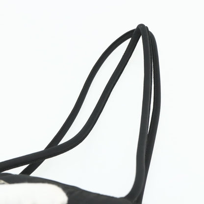 Prada PRADA Tote Bag Nylon Black Silver Authentic bs34741