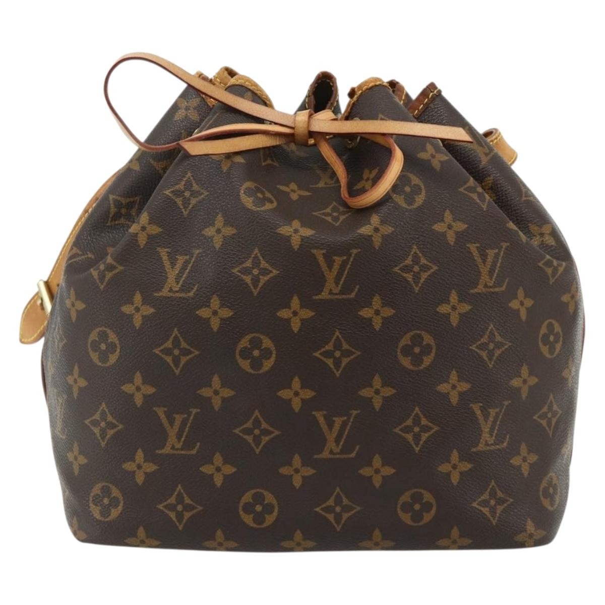Louis Vuitton LOUIS VUITTON Monogram Petit Noe Shoulder Bag M42226 LV Authentic mr2448