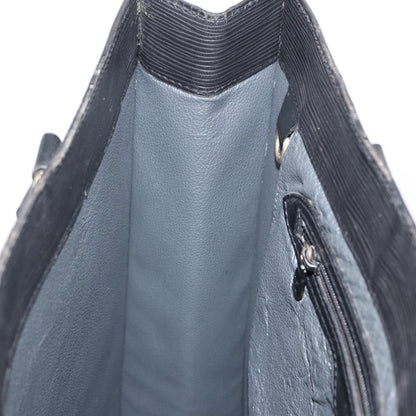 Louis Vuitton LOUIS VUITTON Epi Sac Plat Hand Bag Black M59082 LV Authentic ka251