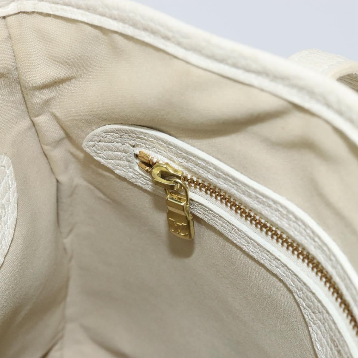 Louis Vuitton LOUIS VUITTON Monogram Mini Lin Bucket PM Shoulder Bag Dunne M95316 Authentic 153514