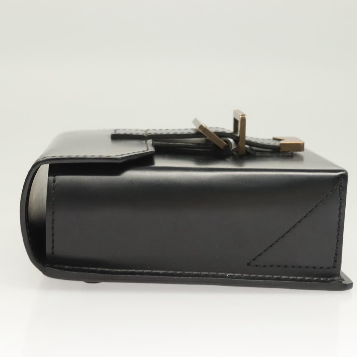 Louis Vuitton LOUIS VUITTON Pister Shoulder Bag Leather Black M92222 LV Authentic bs26496