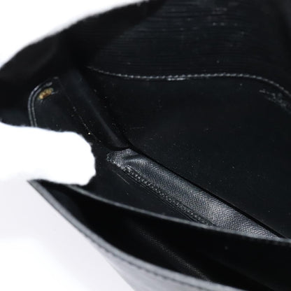 Louis Vuitton LOUIS VUITTON Epi Cartouchiere MM Shoulder Bag Black Noir M52242 LV Authentic BA4693