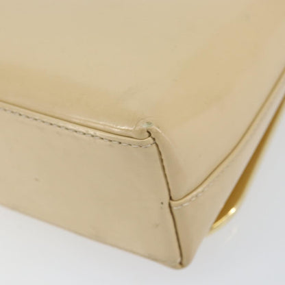 Gucci GUCCI Shoulder Bag Patent leather Beige Gold 007 2113 0278 Authentic bs30927