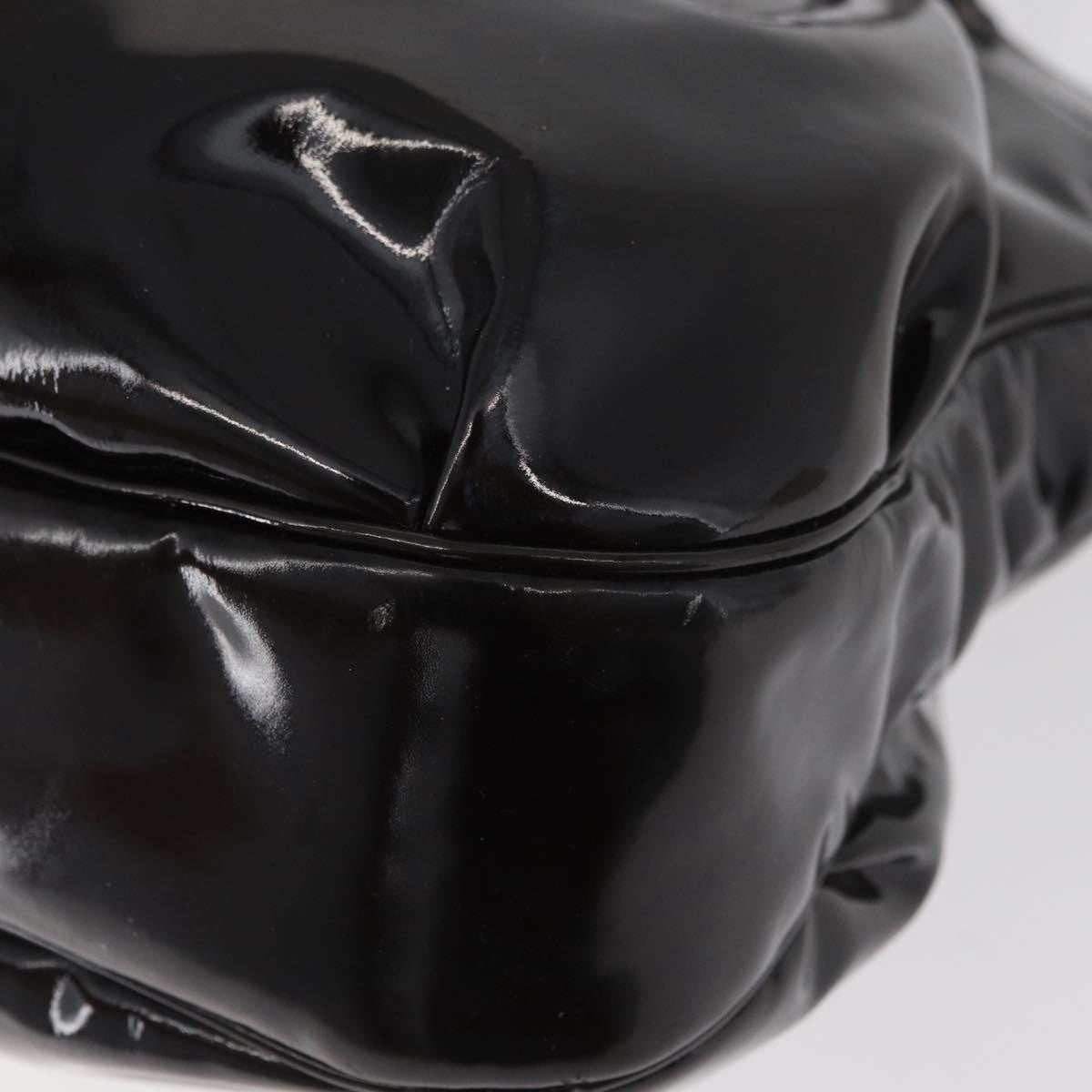 Salvatore Ferragamo Salvatore Ferragamo Gancini Hand Bag Patent leather Dark Brown Authentic bs35239