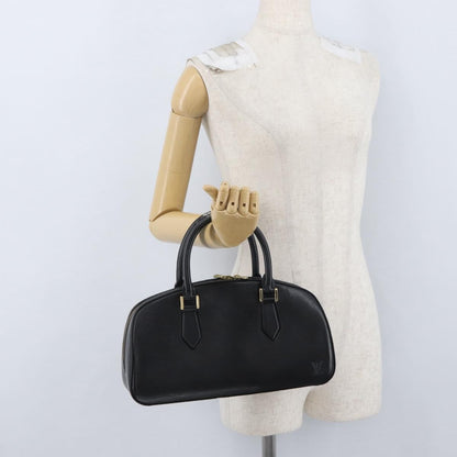 Louis Vuitton LOUIS VUITTON Epi jasmine Hand Bag Black M52852 LV Authentic AMZ065