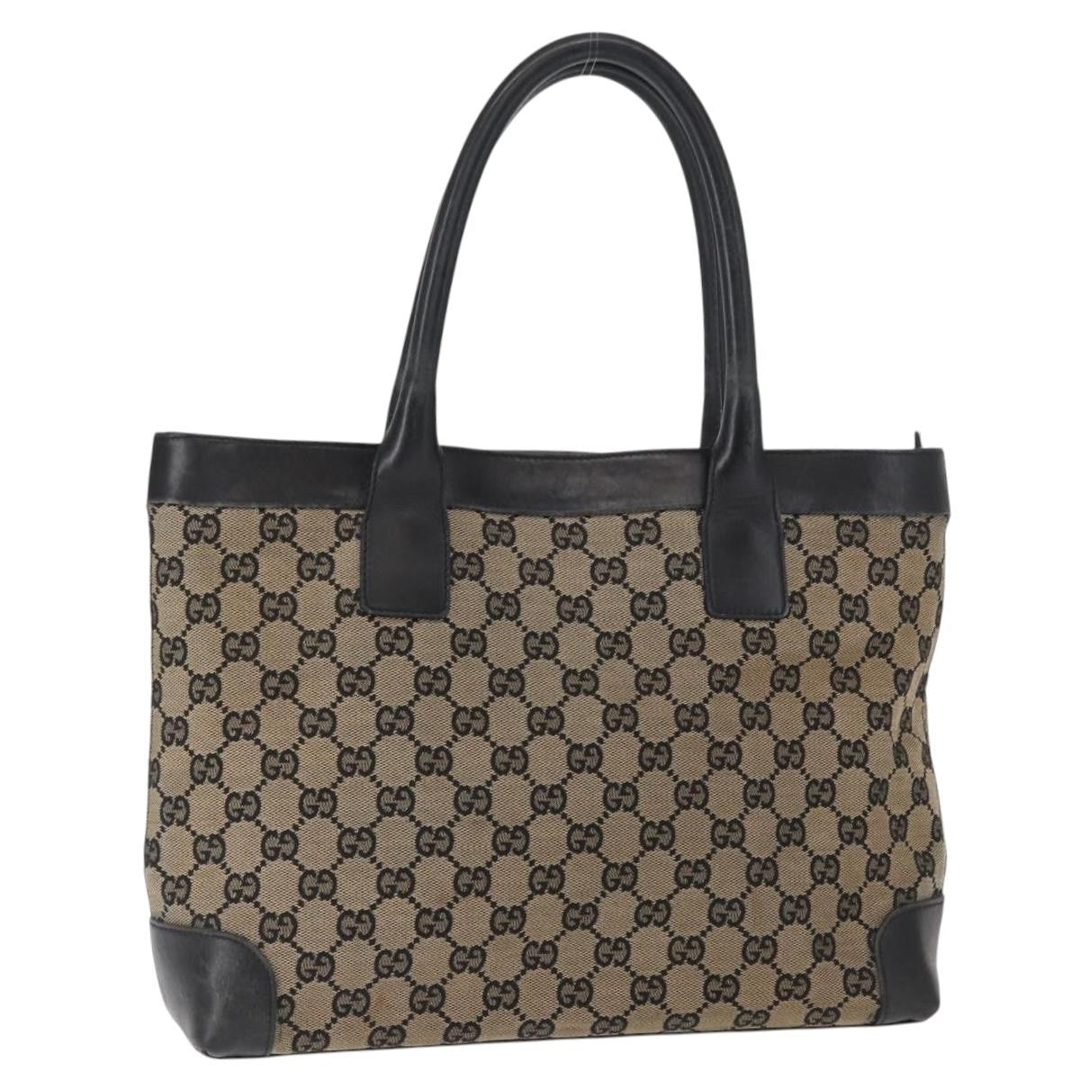 Gucci GUCCI GG Canvas Tote Bag Navy 002 1119 1705 Authentic ep12380