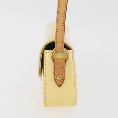 Louis Vuitton LOUIS VUITTON Monogram Vernis Malibu Street Bag Perle M91507 LV Authentic BAZ639