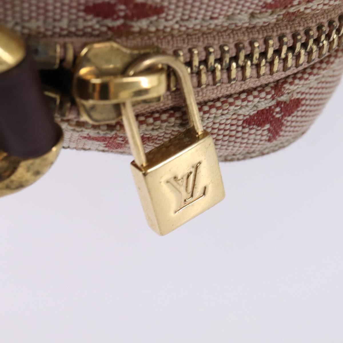 Louis Vuitton LOUIS VUITTON Monogram Mini Juliet MM Shoulder Bag Red M92219 LV Authentic 145345