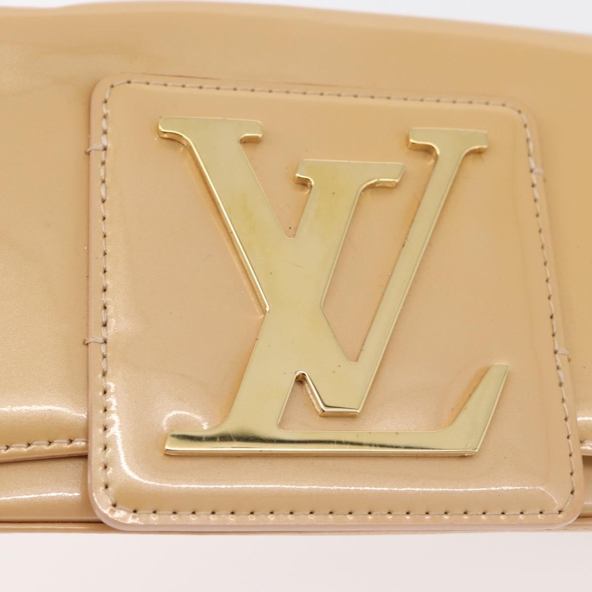 Louis Vuitton LOUIS VUITTON Vernis Pochette Sobie Bag Rose Flow Lantern M93489 LV Authentic 175411A