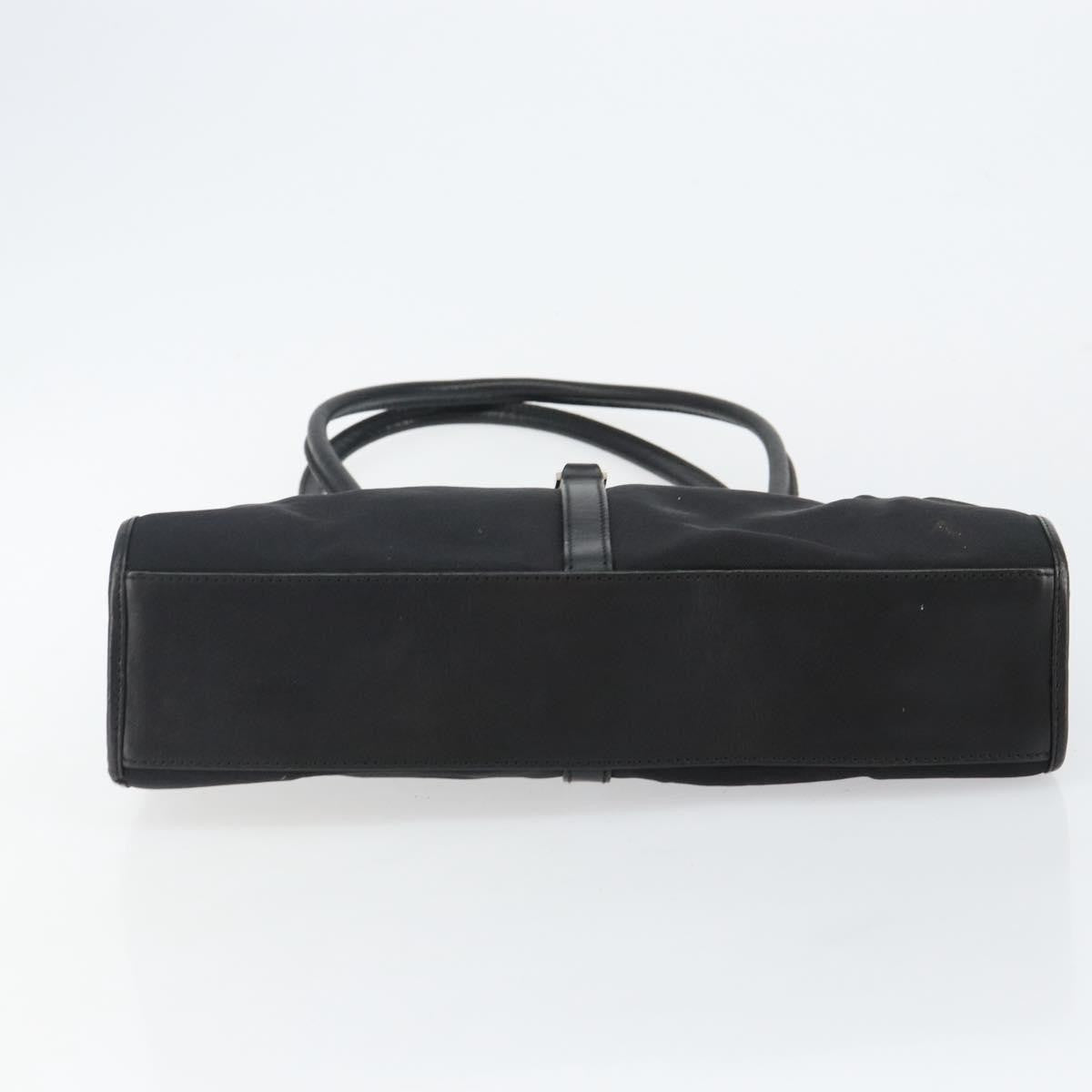 Gucci GUCCI Jackie Shoulder Bag Nylon Black Silver 002 1073 3444 Authentic bs29509
