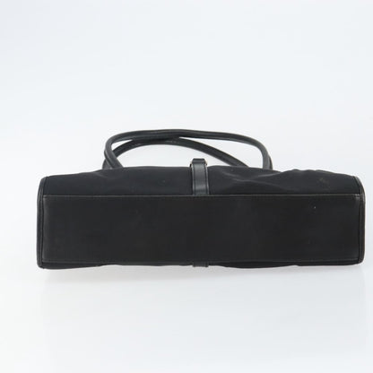 Gucci GUCCI Jackie Shoulder Bag Nylon Black Silver 002 1073 3444 Authentic bs29509