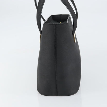 Celine CELINE Hand Bag Leather Black Gold Authentic BA9124