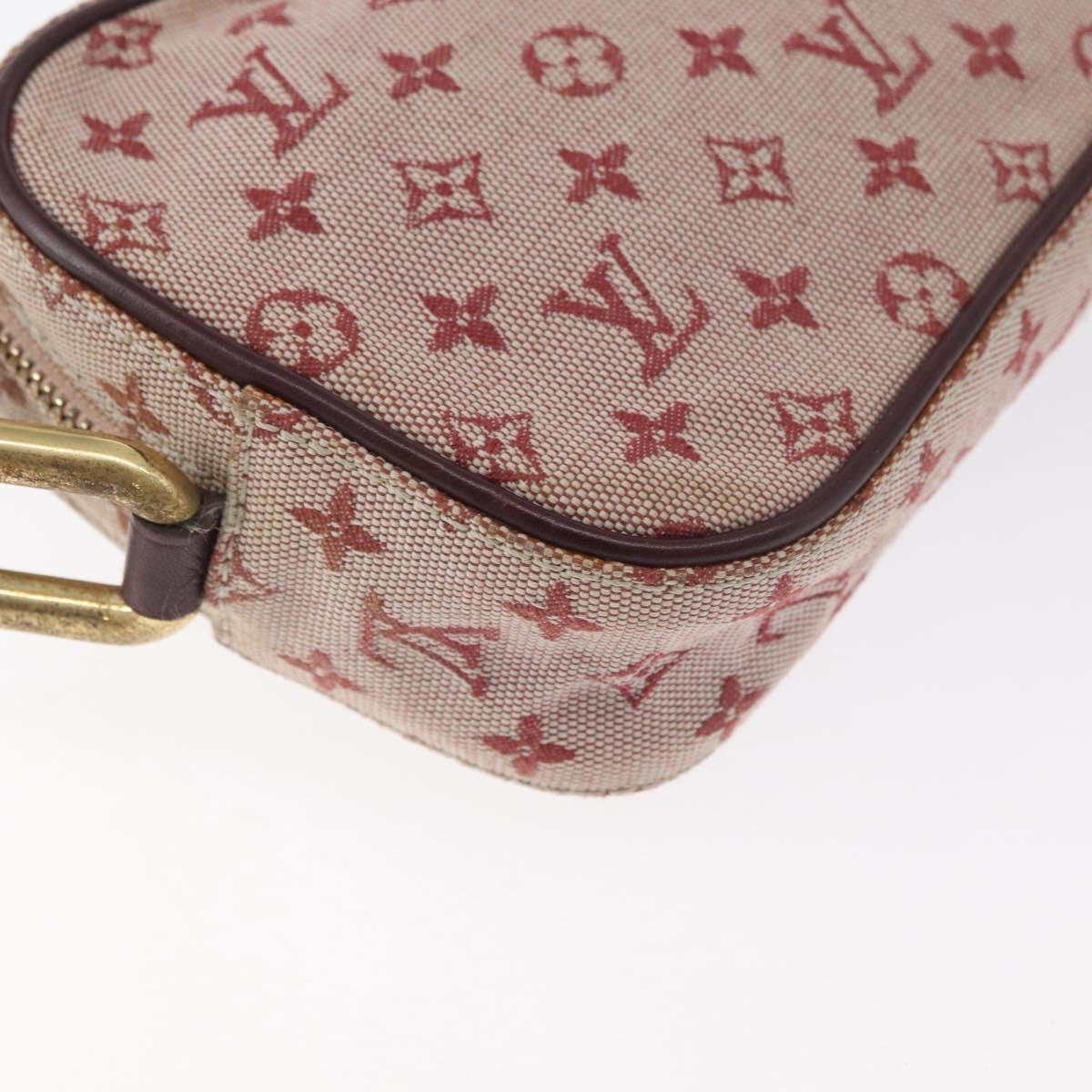Louis Vuitton LOUIS VUITTON Monogram Mini Juliet MM Shoulder Bag Red M92219 LV Authentic 177057