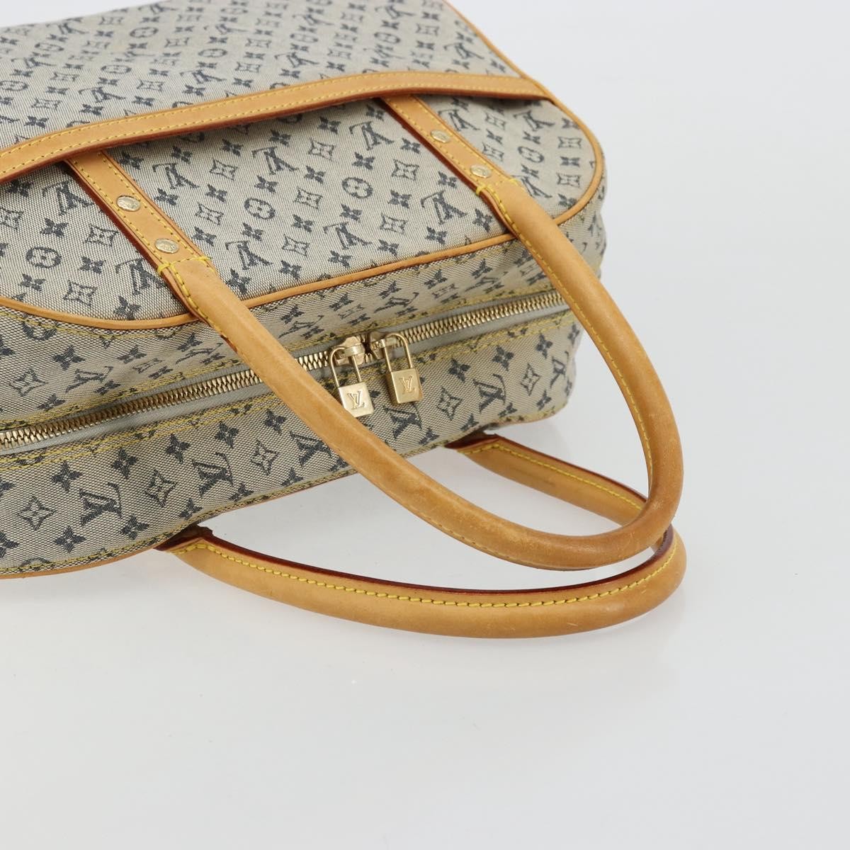 Louis Vuitton LOUIS VUITTON Monogram Mini Marie Hand Bag Blue M92003 LV Authentic ep14206