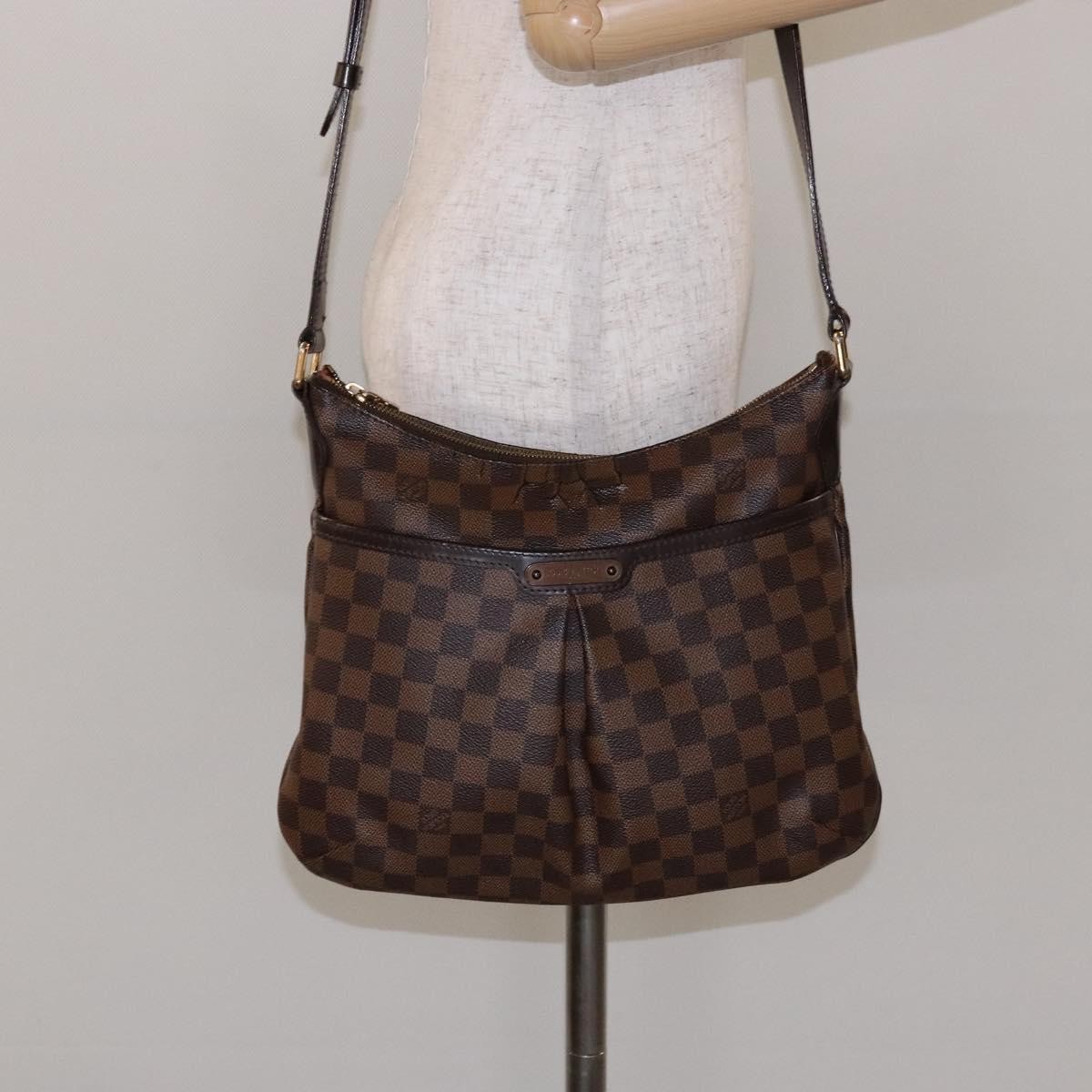 Louis Vuitton LOUIS VUITTON Damier Ebene Bloomsbury PM Shoulder Bag N42251 LV Authentic 135600